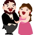 男女のオペラ歌手